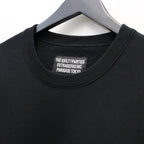 WASHED MIDDLE WEIGHT CREW NECK SWEAT SHIRT ( TYPE-3 ) #BLACK/GREEN [26FWE-WMC-SS05]