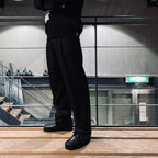 褶襉長褲 - 型號 2- #黑色 [24SSE-WMP-TR05]