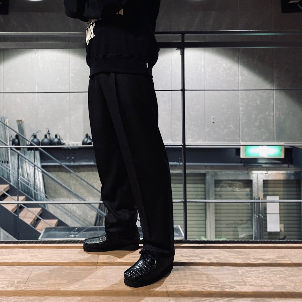 褶襉長褲 - 型號 2- #黑色 [24SSE-WMP-TR05]