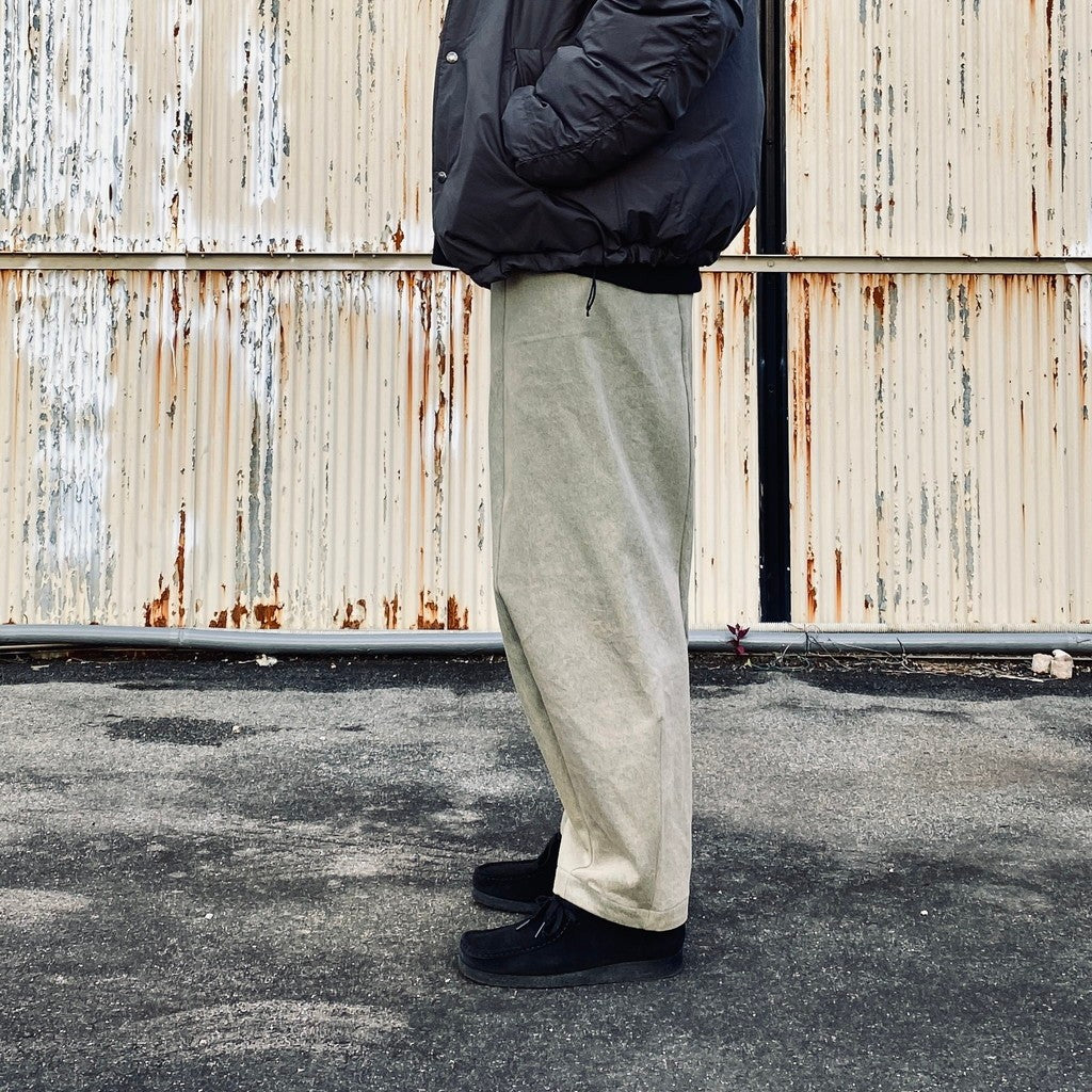 OVERDYE CURVE PANTS #L-INDIGO [AY-1019]