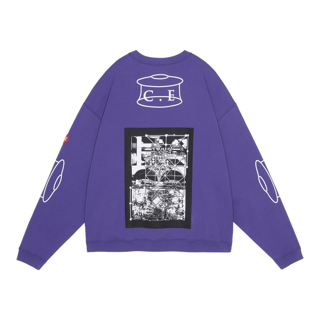 SCMCTY LOOSE CREW NECK #PURPLE [CES28CS11]
