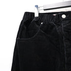 Corduroy Baggy Jeans #Black [SD26F-PT06]
