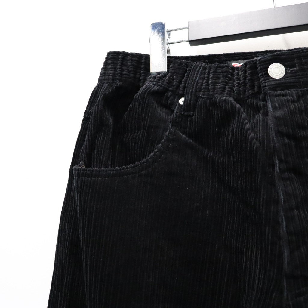 Corduroy Baggy Jeans #Black [SD26F-PT06]