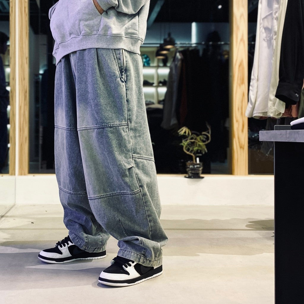 DENIM BALLOON PANTS #Blue [FW25-B07]