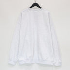 COLLEGE CREW SWEAT SHIRT #Ash [SS25-SW06]