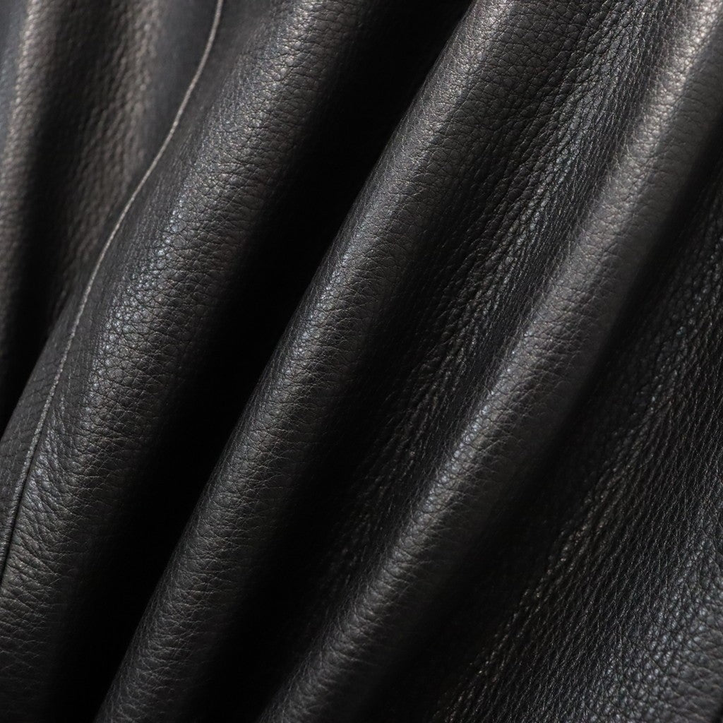 LEATHER JACKET ( TYPE-1 ) #BLACK [26FW-WMO-JK01]