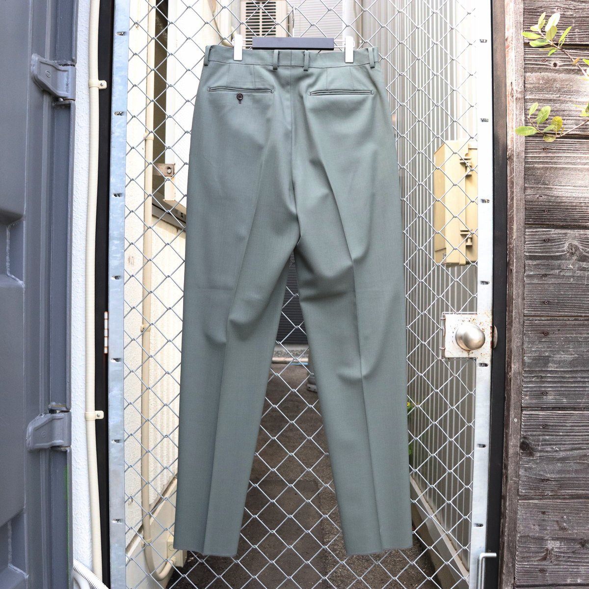 PLEATED TROUSERS -TYPE 2- #GRAY [24SS-WMP-TR14]