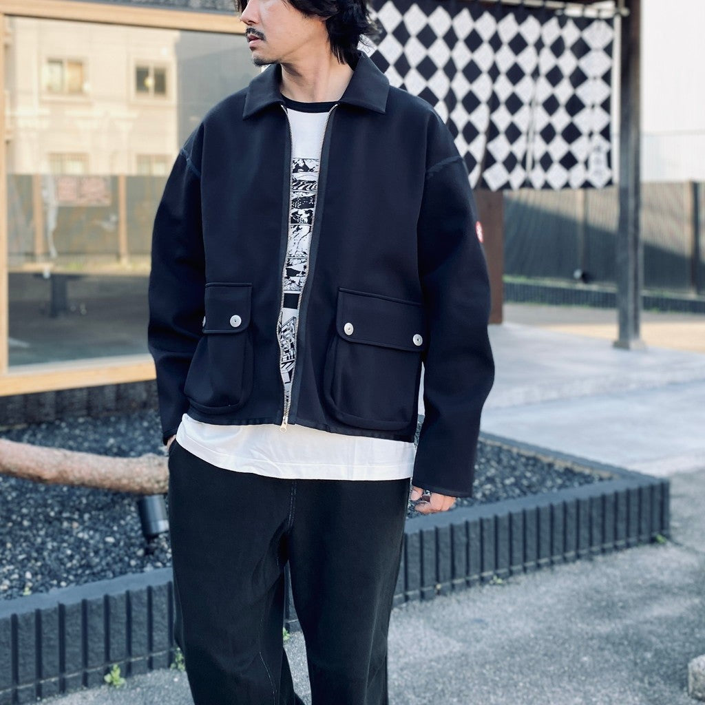 SMOOTH ZIP UP #BLACK [CES29CS16]