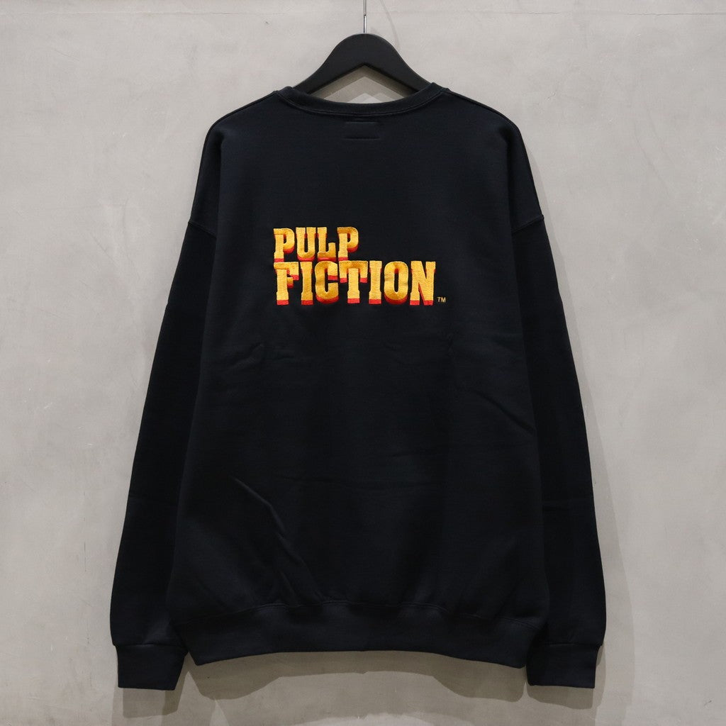 PULP FICTION | CREW NECK SWEAT SHIRT (TYPE-2) #BLACK [PF-WM-SS05]