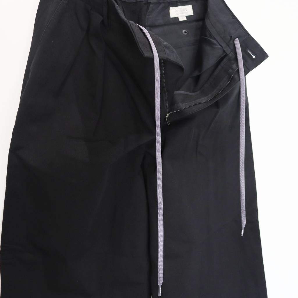 透氣斜紋棉布褲 #復古黑 [SD25F-PT04]