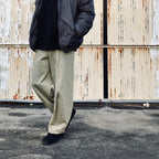 OVERDYE CURVE PANTS #L-INDIGO [AY-1019]