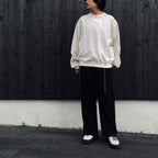 EVD3 Oversized Crewneck #Cream [GOOPI-26AW-SEP-03]