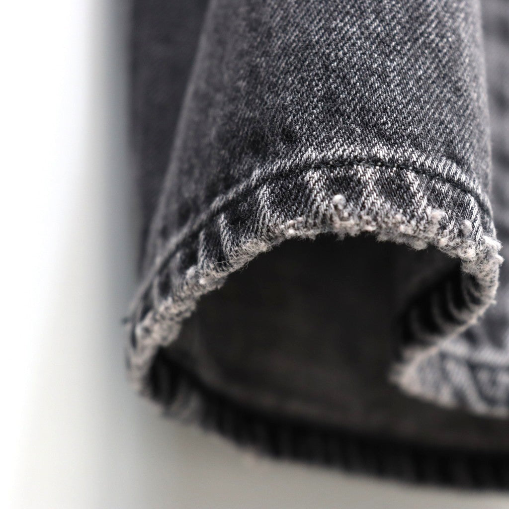 DENIM BAGGY PANTS #BLACK STONE [GH5S013D]