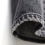 DENIM BAGGY PANTS #BLACK STONE [GH5S013D]