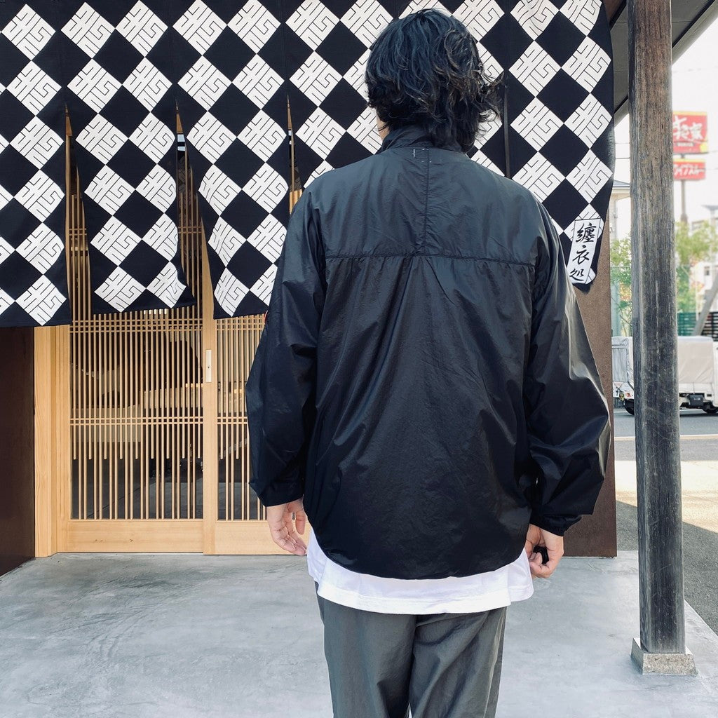 UL RIP STOP ZIP JACKET #BLACK [CES29JK23]