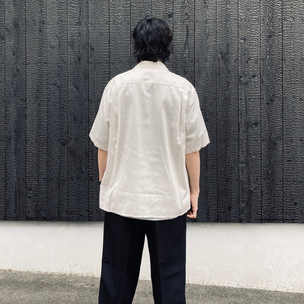 OPEN COLLAR SHIRT S/S ( TYPE-2 ) #IVORY [26SS-WMS-OC19]