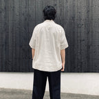 OPEN COLLAR SHIRT S/S ( TYPE-2 ) #IVORY [26SS-WMS-OC19]