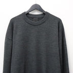 TECH KNIT CREW L/S Brewed Protein #CHARCOAL [BE-70026W]