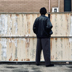 2TUCK WIDE CUT&SEW PANTS #GRAY [AY-1027]