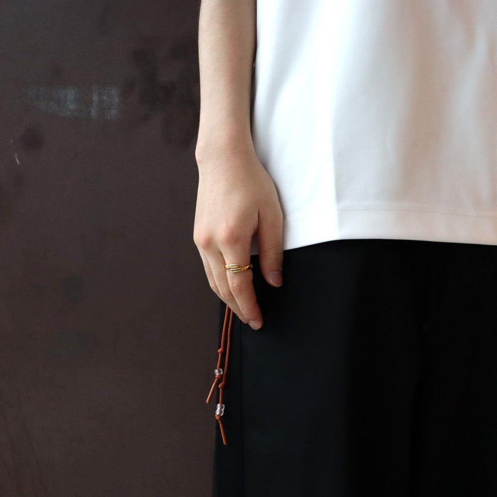 Square Ring -Thin- -Gold- #GOLD [XOR088G]