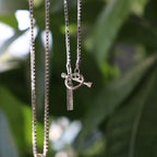 威尼斯鏈條/獎章吊墜 - 瓜達露佩聖母 - #銀色 [XOC008 / XON039-60]