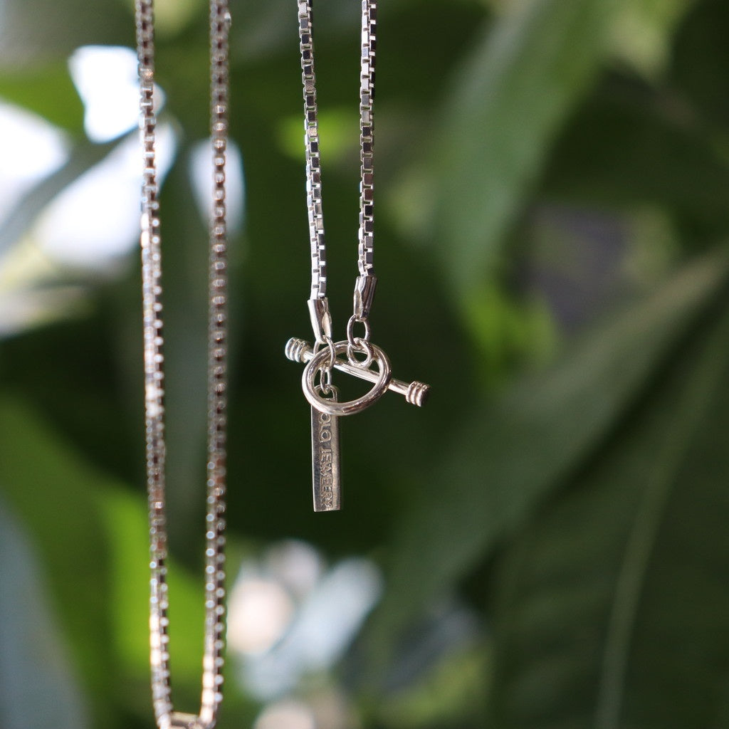 威尼斯鏈條/獎章吊墜 - 瓜達露佩聖母 - #銀色 [XOC008 / XON039-60]