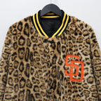 MLB | SD | REVERSIBLE VARSITY JACKET ( TYPE-3 ) #BLACK-BEIGE [MLB-WM-BL03]