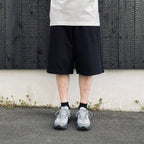 COMFORTABLE EASY SWEAT SHORTS #BLACK [HOD26-01-PT011]