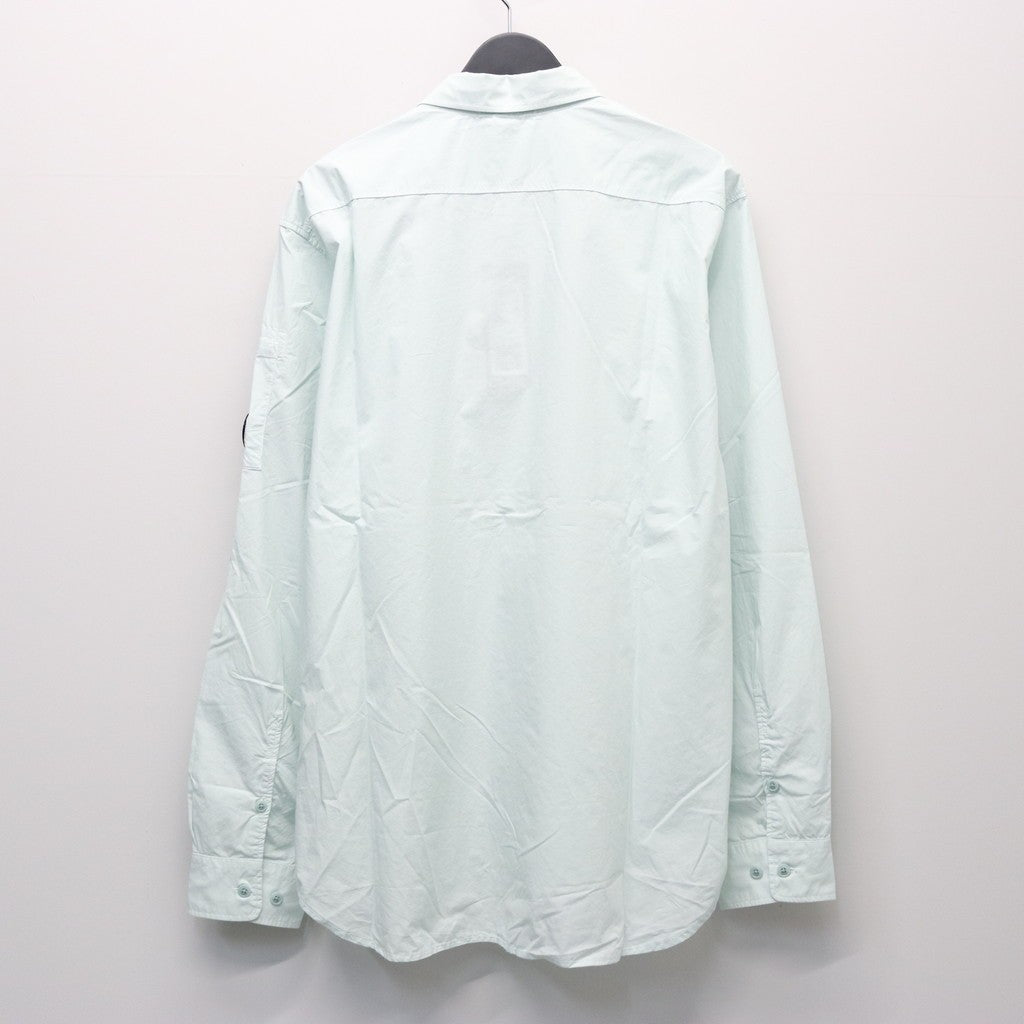 SH LONG SLEEVE IN POPELINE #MISTY BLUE 804 [20CMSH229A]