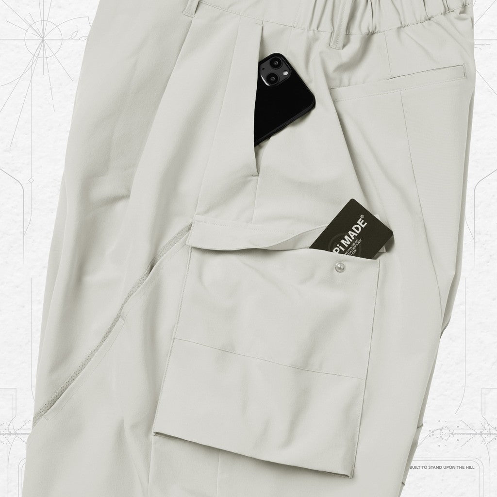 P-7S 「防風剪」實用錐形褲 #BONE [GOOPI-24SS-JUN-01]