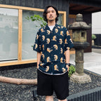 TIM LEHI | HAWAIIAN SHIRT S/S ( TYPE-2 ) #NAVY [26SS-WMS-HI04]