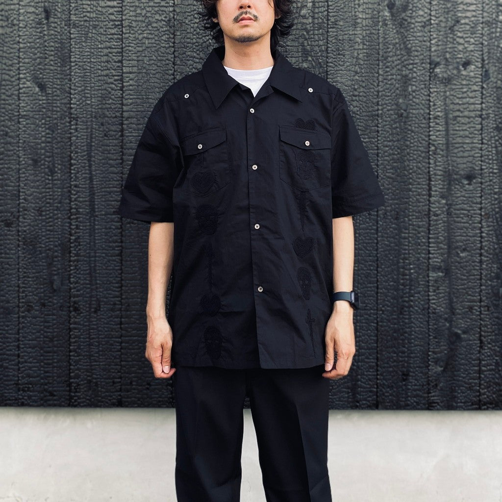 Guayabera s/s shirt #black [BV-SH2600610]