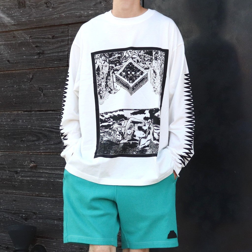 CENTURY CAMEO LONG SLEEVE T #WHITE [CES28LT03]