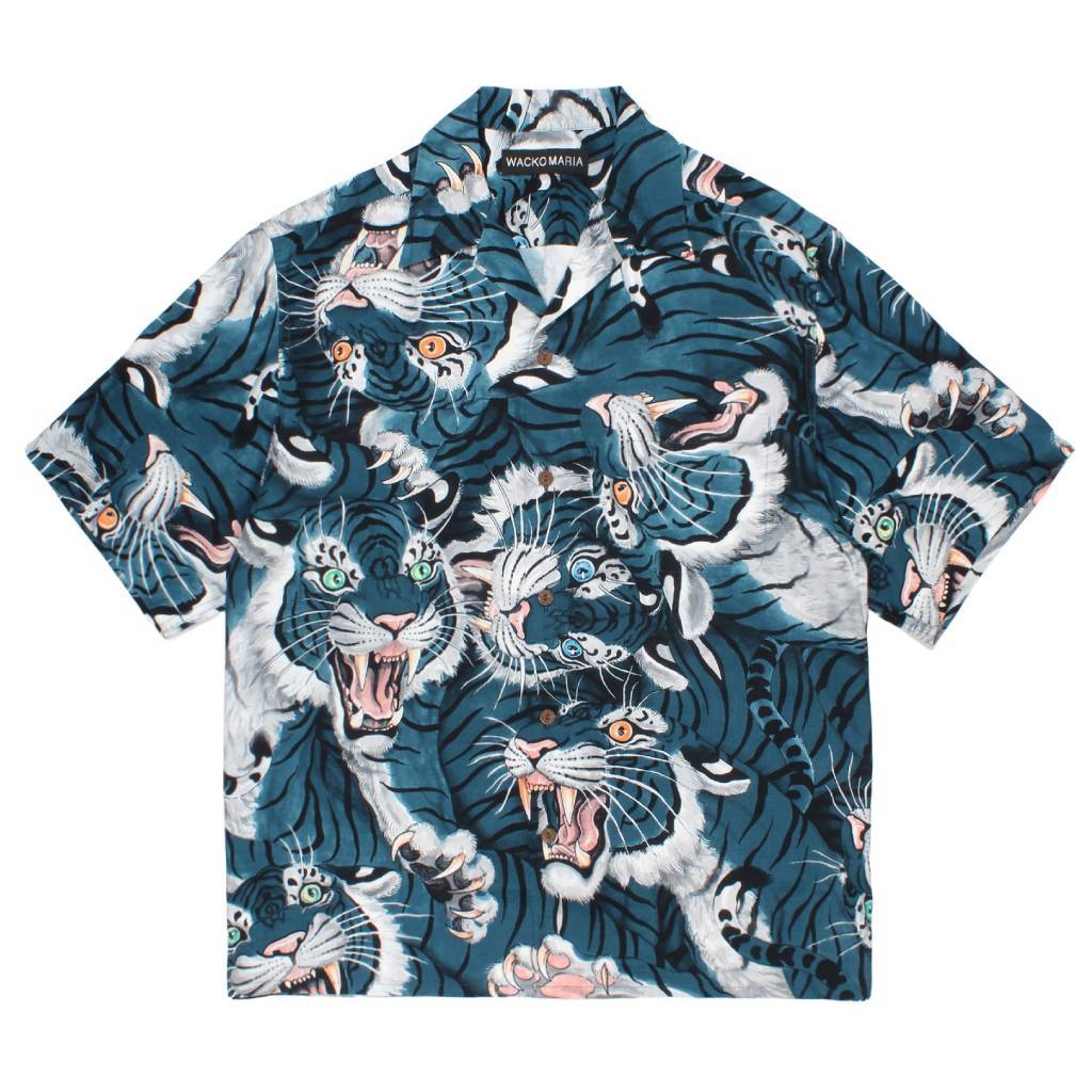 TIM LEHI | HAWAIIAN SHIRT S/S ( TYPE-2 ) #BLUE [26SSE-WMS-HI02]