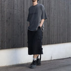 Heavy Cargo Short With Damaged(AGED CANVAS) #BLACK [M-P3-PT10]