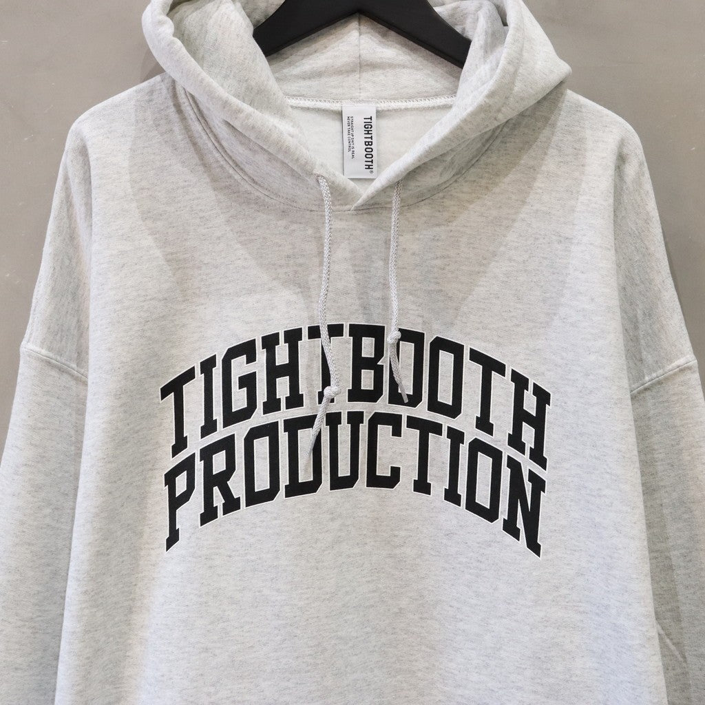 COLLEGE HOODED SWEAT SHIRT #ASH [FW24-SW05]