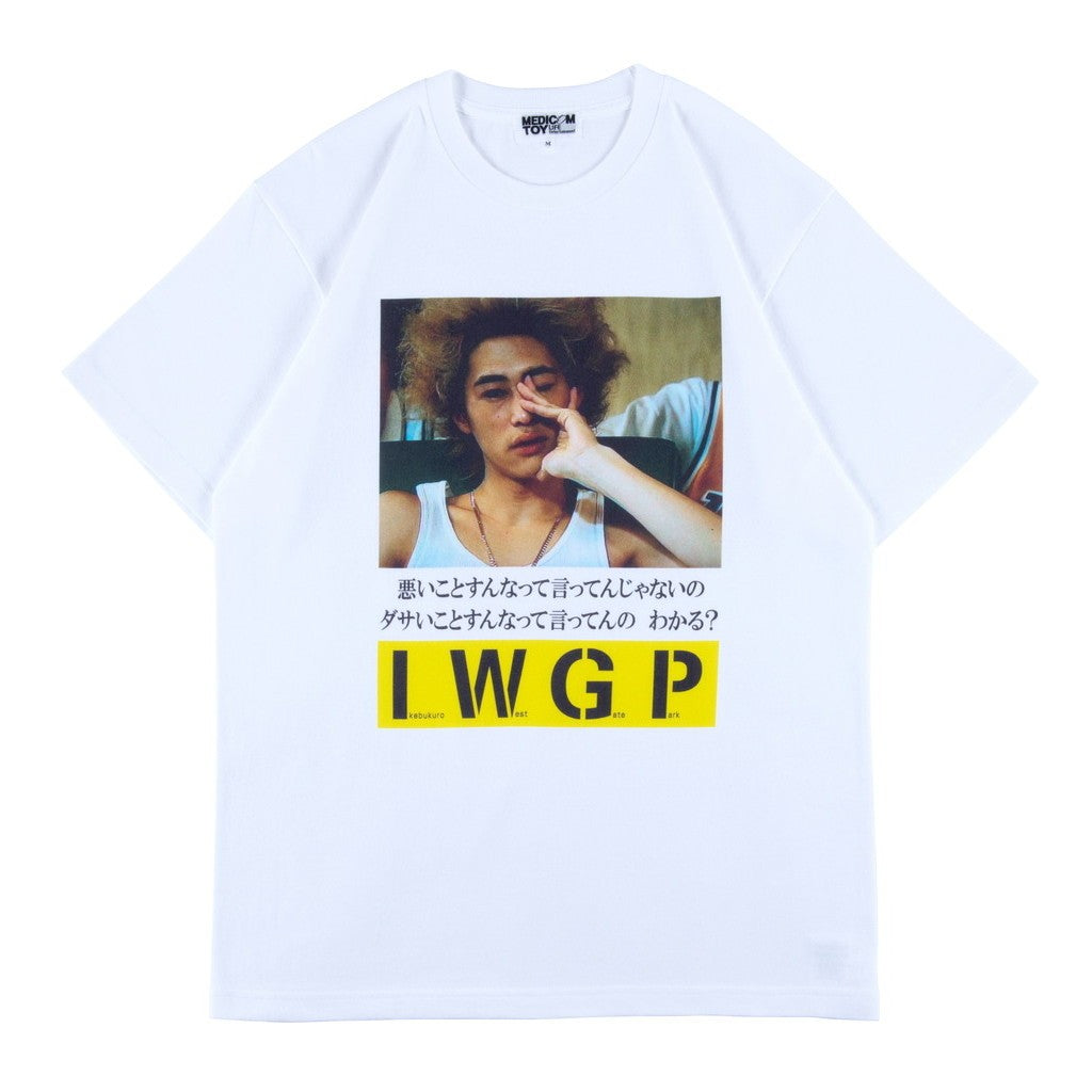 MLE×IWGP | PHOTO MASSEGE TEE 02 #WHITE [24MLE-IWGP-TE-02]