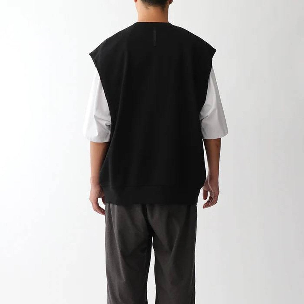 URAKE NO SLEEVE VEST #BLACK [MNA-LAN-23]