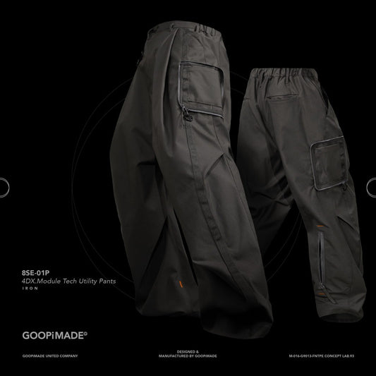 「8SE-01P」 4DX.Module Tech Utility Pants #IRON [GOOPI-24AW-OCT-03]