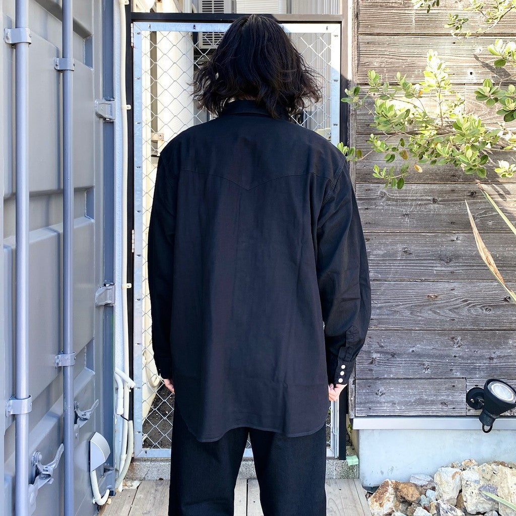 Lee | DENIM WESTERN SHIRT #BLACK [24SS-WMS-LE01]_WACKO MARIA