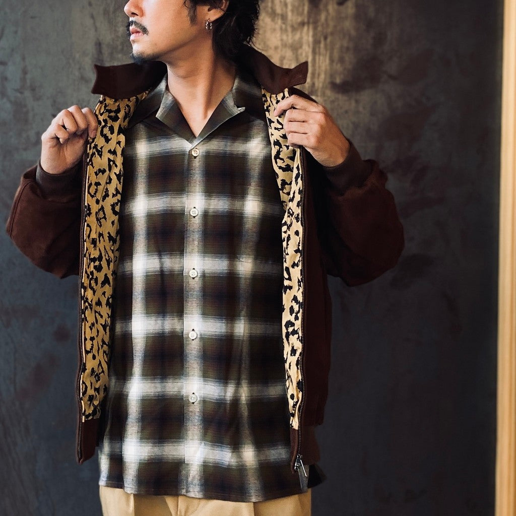 BARACUTA | G9 SUEDE LEATHER HARRINGTON JACKET #BROWN [25FW-WMO-BC01]