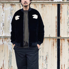 REVERSIBLE 「SKAJAN」 DOWN JACKET #BK×SILVER BGE [TAION-JK04JS]