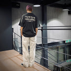 漂白寬鬆油漆工褲 #灰色 [25SS-FS-09 / FS1703]