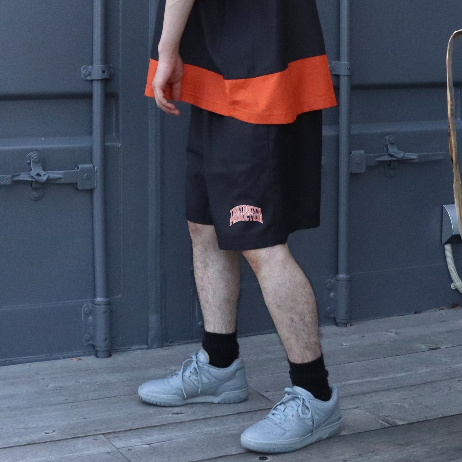 COLLEGE DOBBY SHORTS #Black [SU25-B05]