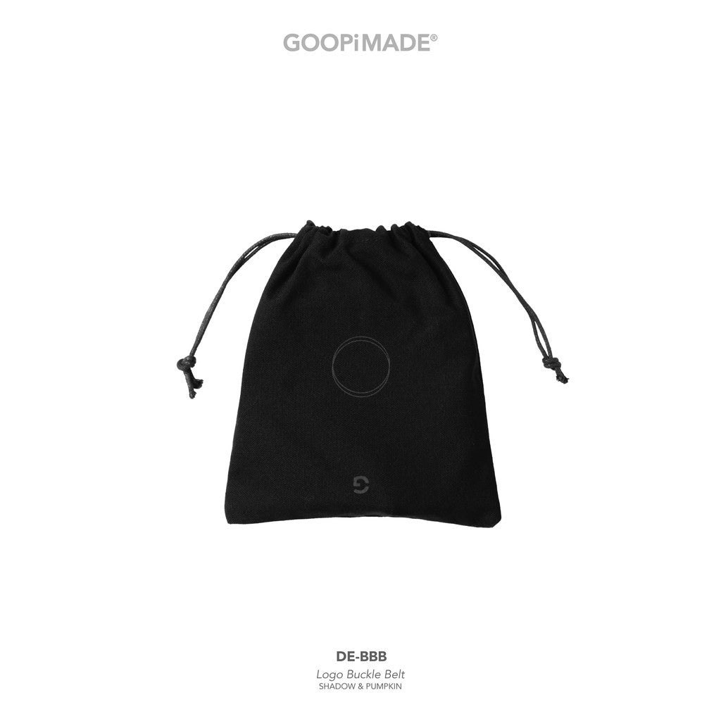 DE-BBB Logo Buckle Belt #Shadow & Pumpkin [GOOPI-26SS-MAY-02]