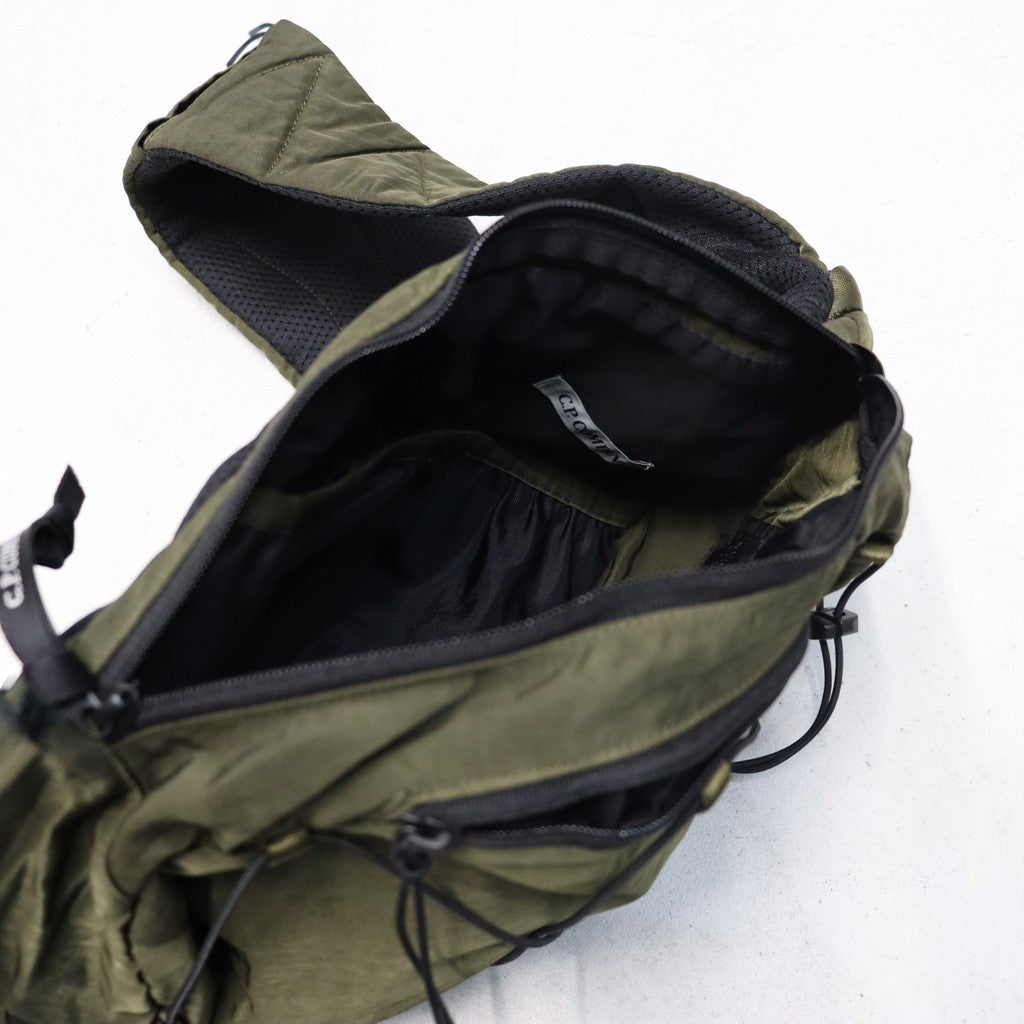 NYLON B CROSSBODY BACKPACK #IVY GREEN 683 [RCCMAC735A]