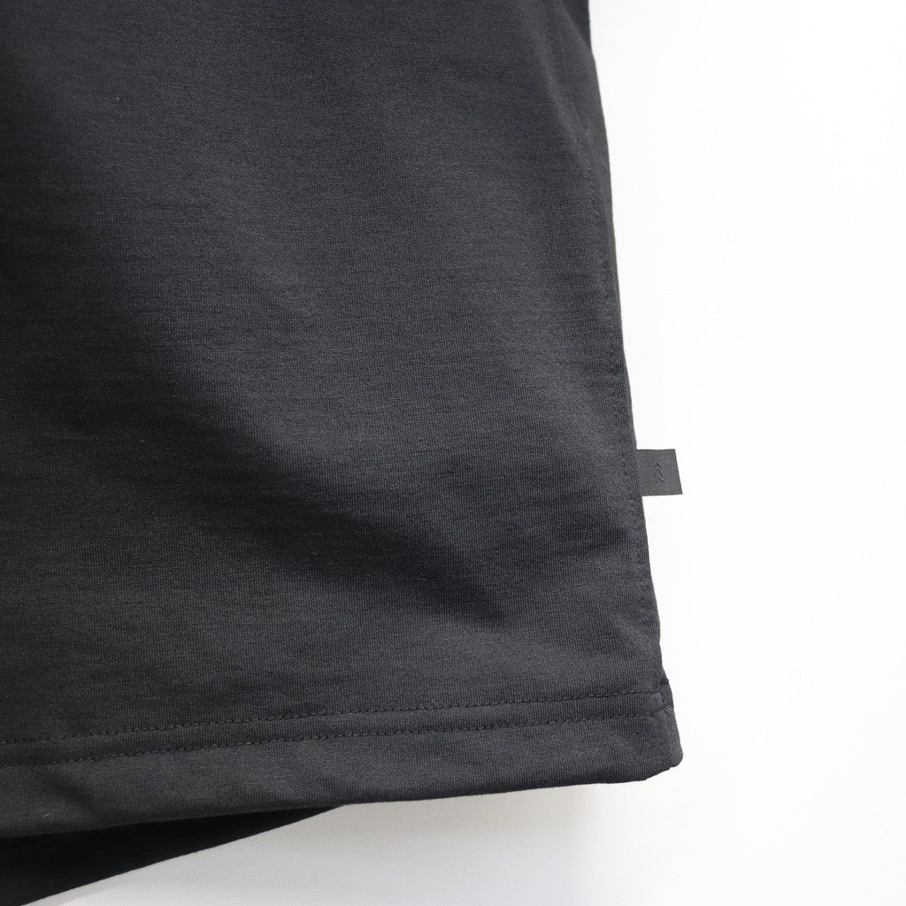 TECH DRAWSTRING S/S TEE #BLACK [BE-35026]