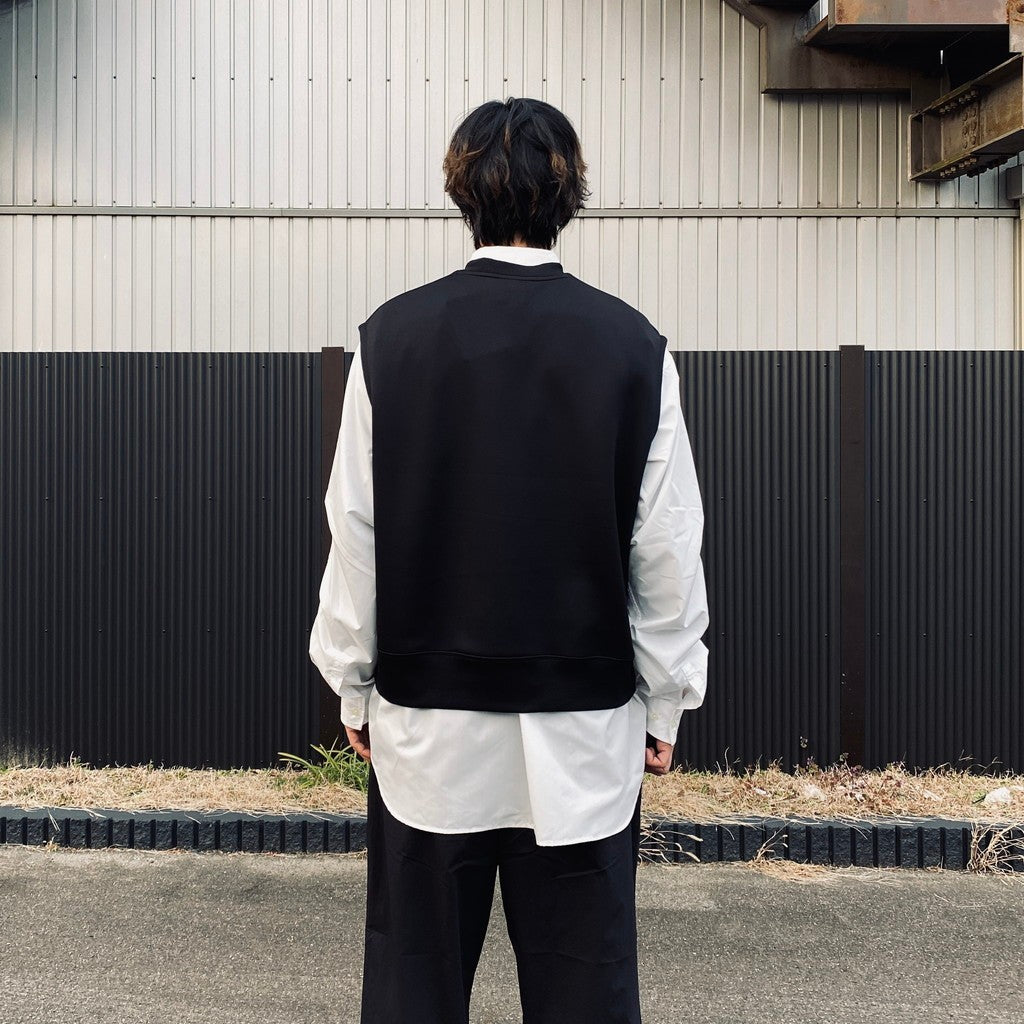 TECH SCUBA KNIT VEST #BLACK [BE-42026]