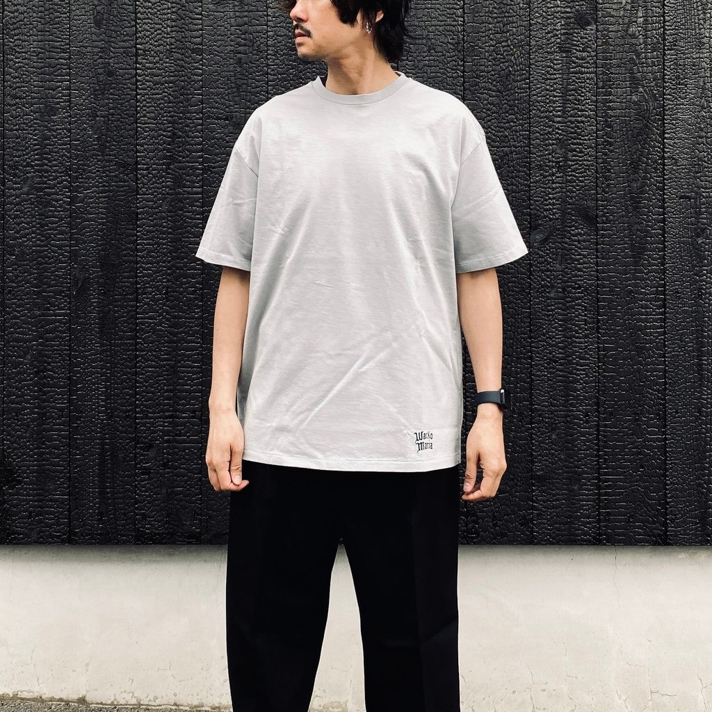 WASHED HEAVY WEIGHT CREW NECK T-SHIRT ( TYPE-1 ) #GRAY [26SS-WMT