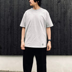 WASHED HEAVY WEIGHT CREW NECK T-SHIRT ( TYPE-1 ) #GRAY [26SS-WMT-WT02]